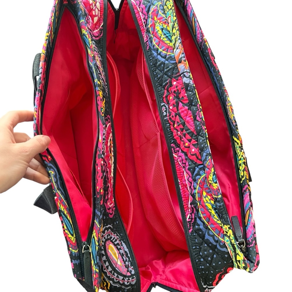 Vera Bradley Twilight Paisley Overnight Travel Bag - Picture 2 of 3